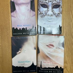 The first four novels of Melissa De La Cruz’s Blue Bloods series